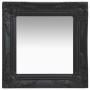 Espejo de pared estilo barroco negro 40x40 cm de vidaXL, Espejos - Ref: Foro24-320307, Precio: 35,88 €, Descuento: %