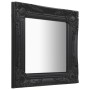 Espejo de pared estilo barroco negro 40x40 cm de vidaXL, Espejos - Ref: Foro24-320307, Precio: 35,88 €, Descuento: %