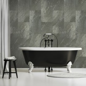 Grosfillex Gx Wall+ wall tile dark gray stone 30x60cm 11 units by Grosfillex, Wall covering - Ref: Foro24-431013, Price: 89,9...