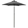 Anthracite aluminum parasol with LED lights 200x211 cm by , Umbrellas - Ref: Foro24-313559, Price: 76,16 €, Discount: %