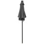 Anthracite aluminum parasol with LED lights 200x211 cm by , Umbrellas - Ref: Foro24-313559, Price: 76,16 €, Discount: %