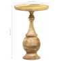 Round side table made of solid mango wood 43x43x66 cm by , Side tables - Ref: Foro24-286471, Price: 153,65 €, Discount: %