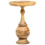 Round side table made of solid mango wood 43x43x66 cm by , Side tables - Ref: Foro24-286471, Price: 153,65 €, Discount: %