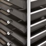 Portable storage cart with 10 black plastic drawers by vidaXL, Cargo forklifts - Ref: Foro24-320402, Price: 60,02 €, Discount: %