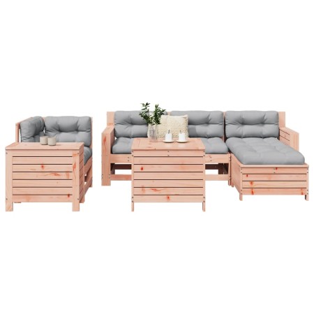 Garden sofa set 7 pieces solid Douglas fir wood by , Garden sets - Ref: Foro24-3250510, Price: 516,54 €, Discount: %