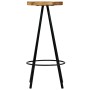 Kitchen bar stools 2 units solid mango wood by , Kitchen stools - Ref: Foro24-246238, Price: 144,99 €, Discount: %