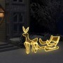 Reindeer and Sleigh Christmas Lights with Mesh 432 LEDs by vidaXL, Christmas lights - Ref: Foro24-289971, Price: 44,98 €, Dis...