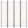 Divider screen with 4 panels white 160x180 cm by vidaXL, Room dividers - Ref: Foro24-320706, Price: 41,10 €, Discount: %