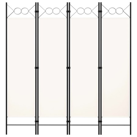 Divider screen with 4 panels white 160x180 cm by vidaXL, Room dividers - Ref: Foro24-320706, Price: 41,10 €, Discount: %