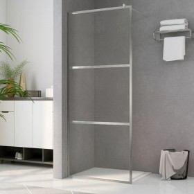 Mampara ducha con estante vidrio ESG y aluminio negro 100x195cm | Foro24 | Onlineshop