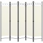 Divider screen with 5 panels white 200x180 cm by vidaXL, Room dividers - Ref: Foro24-320707, Price: 51,87 €, Discount: %