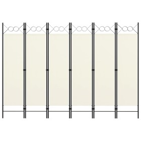 Divider screen with 6 panels white 240x180 cm by vidaXL, Room dividers - Ref: Foro24-320711, Price: 51,99 €, Discount: %