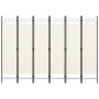 Divider screen with 6 panels white 240x180 cm by vidaXL, Room dividers - Ref: Foro24-320711, Price: 51,99 €, Discount: %