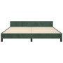 Estructura cama con cabecero terciopelo verde oscuro 180x200 cm de , Camas y somieres - Ref: Foro24-3125650, Precio: 266,38 €...