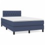 Box spring bed with blue fabric mattress 120x200 cm by , Beds and slatted bases - Ref: Foro24-3140287, Price: 395,75 €, Disco...