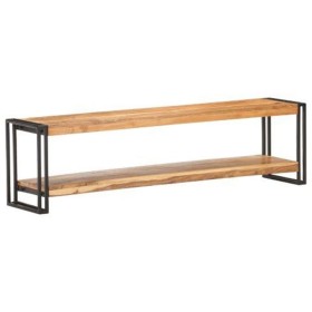 Solid acacia wood TV cabinet 150x30x40 cm by , TV Furniture - Ref: Foro24-320792, Price: 168,42 €, Discount: %