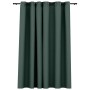 Blackout curtain with green linen look and eyelets 290x245 cm by vidaXL, Curtains and curtains - Ref: Foro24-321187, Price: 3...