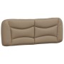 Estructura de cama cabecero cuero sintético capuchino 120x200cm de , Camas y somieres - Ref: Foro24-3207992, Precio: 217,99 €...