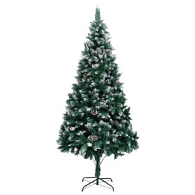 Árbol de Navidad artificial con piñas y nieve blanca 240 cm de vidaXL, Arboles de navidad - Ref: Foro24-321018, Precio: 162,9...