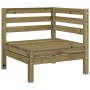 Set Gartensofas 8-teilig mit Kissen aus imprägniertem Zirbenholz von , Gartensets - Ref: Foro24-3299352, Preis: 733,89 €, Rab...