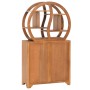 Yin Yang cabinet with shelf solid teak wood 70x30x130 cm by vidaXL, Lockers and storage cabinets - Ref: Foro24-320774, Price:...