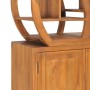 Yin Yang cabinet with shelf solid teak wood 70x30x130 cm by vidaXL, Lockers and storage cabinets - Ref: Foro24-320774, Price:...