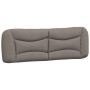 Bed with taupe gray fabric mattress 160x200 cm by , Beds and slatted bases - Ref: Foro24-3208545, Price: 461,99 €, Discount: %