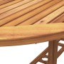 Garden dining set 5 pieces solid acacia wood and textilene by , Garden sets - Ref: Foro24-3279258, Price: 584,22 €, Discount: %