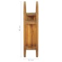 Yin Yang solid teak wood shelf 60x15x60 cm by vidaXL, Shelves and shelves - Ref: Foro24-320770, Price: 116,96 €, Discount: %