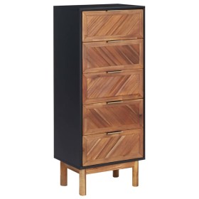 Aparador de madera maciza de acacia y MDF 45x32x115 cm de vidaXL, Aparadores - Ref: Foro24-289907, Precio: 278,99 €, Descuent...