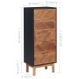 Solid acacia wood and MDF sideboard 45x32x115 cm by vidaXL, Sideboards - Ref: Foro24-289907, Price: 278,32 €, Discount: %