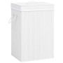 Bamboo laundry basket 2 sections white 72 l by vidaXL, Laundry baskets - Ref: Foro24-320743, Price: 43,74 €, Discount: %