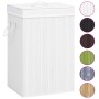 Bamboo laundry basket 2 sections white 72 l by vidaXL, Laundry baskets - Ref: Foro24-320743, Price: 43,74 €, Discount: %