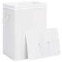 Bamboo laundry basket 2 sections white 72 l by vidaXL, Laundry baskets - Ref: Foro24-320743, Price: 43,74 €, Discount: %