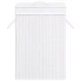 Cesto de la ropa sucia de bambú 2 secciones blanco 72 l de vidaXL, Cestas para ropa - Ref: Foro24-320743, Precio: 43,74 €, De...