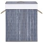 Bamboo laundry basket 2 sections gray 100 l by vidaXL, Laundry baskets - Ref: Foro24-320742, Price: 33,32 €, Discount: %