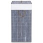 Bamboo laundry basket 2 sections gray 100 l by vidaXL, Laundry baskets - Ref: Foro24-320742, Price: 33,32 €, Discount: %