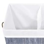 Bamboo laundry basket 2 sections gray 100 l by vidaXL, Laundry baskets - Ref: Foro24-320742, Price: 33,32 €, Discount: %