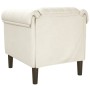 Cream velvet armchair by , Sofas - Ref: Foro24-372572, Price: 184,75 €, Discount: %