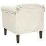 Cremefarbener Samtsessel von , Sofas - Ref: Foro24-372572, Preis: 160,39 €, Rabatt: %