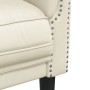 Cream velvet armchair by , Sofas - Ref: Foro24-372572, Price: 184,75 €, Discount: %