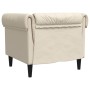 Sillón Chesterfield de lino de , Sofás - Ref: Foro24-372545, Precio: 197,62 €, Descuento: %