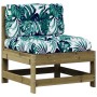 Garden furniture set 6 pieces and impregnated pine wood cushions by , Garden sets - Ref: Foro24-3250727, Price: 595,99 €, Dis...