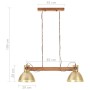 Industrial pendant lamp 25 W brass 109 cm E27 by vidaXL, Lamps - Ref: Foro24-320526, Price: 103,43 €, Discount: %