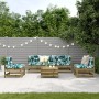 Garden furniture set 6 pieces and impregnated pine wood cushions by , Garden sets - Ref: Foro24-3250719, Price: 607,80 €, Dis...