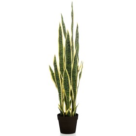 Emerald Artificial Sansevieria with plastic pot 97 cm by Emerald, artificial flora - Ref: Foro24-431040, Price: 91,32 €, Disc...