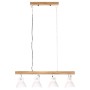 Lámpara de techo industrial madera de mango blanco E27 de vidaXL, Lámparas - Ref: Foro24-320524, Precio: 93,55 €, Descuento: %