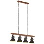 Industrial black mango wood ceiling lamp E27 by vidaXL, Lamps - Ref: Foro24-320523, Price: 115,93 €, Discount: %