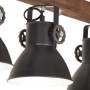 Industrial black mango wood ceiling lamp E27 by vidaXL, Lamps - Ref: Foro24-320523, Price: 115,93 €, Discount: %