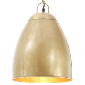 Round industrial pendant lamp 25 W brass 32 cm E27 by vidaXL, Lamps - Ref: Foro24-320560, Price: 70,99 €, Discount: %